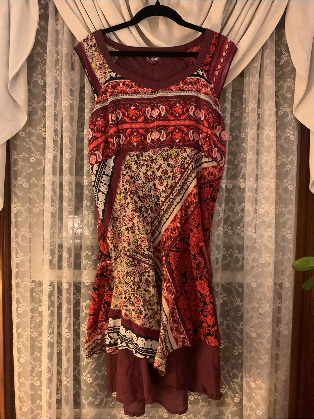 Sleeveless Patchwork Coline Dress